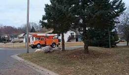 Improved visibility at intersection