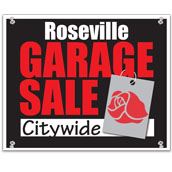 Roseville Garage Sale Sign