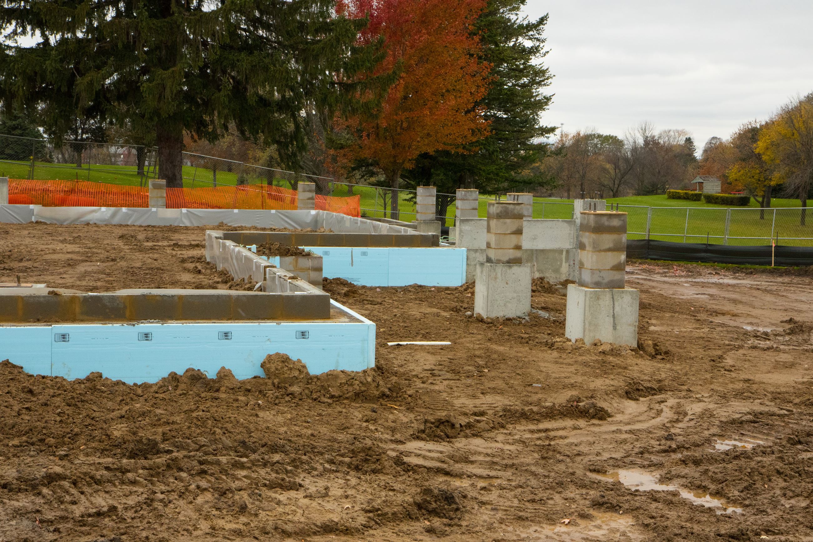 Building footings