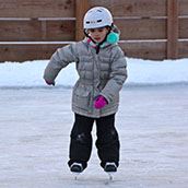 Girl Skating_Neighborhood Ice Rink
