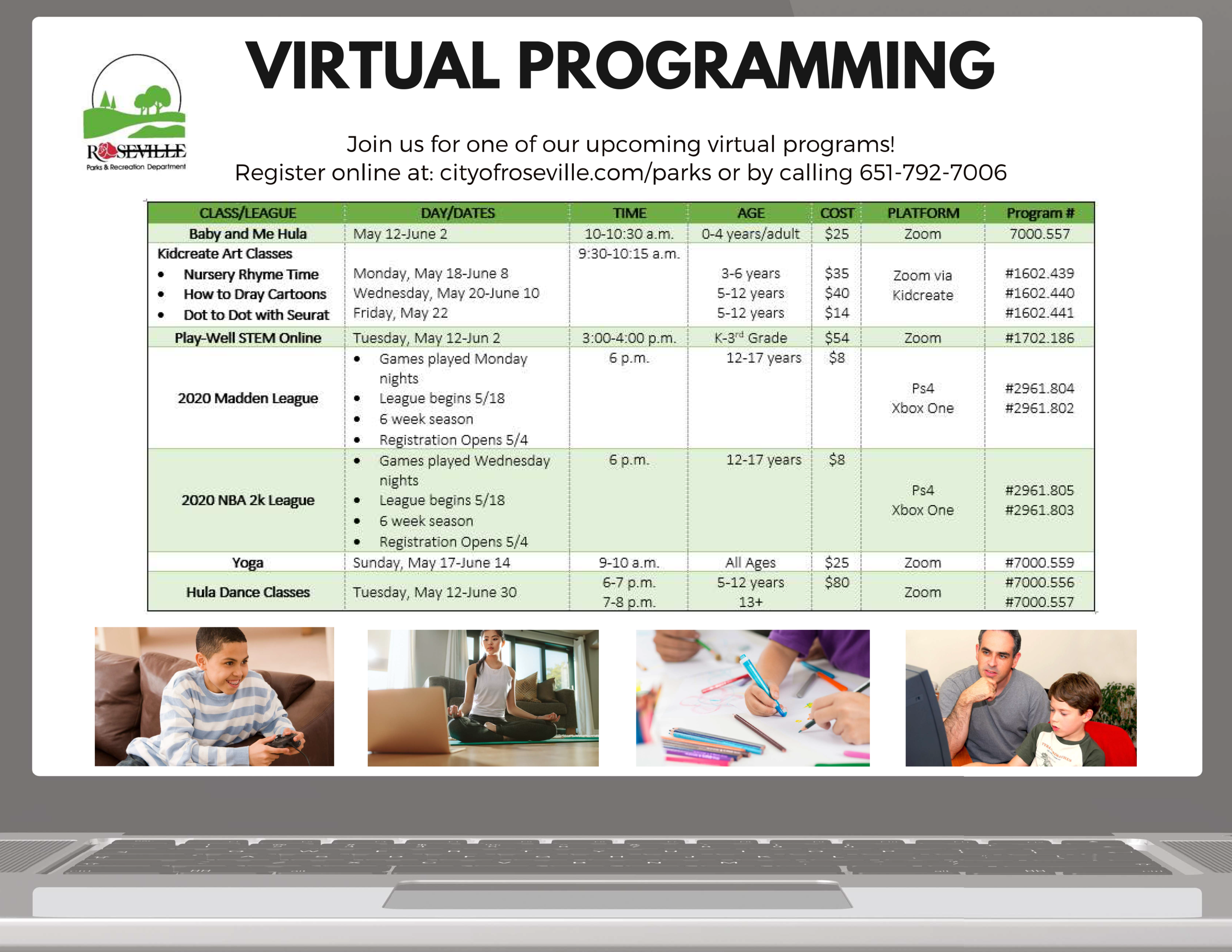 Virtual Program Offerings