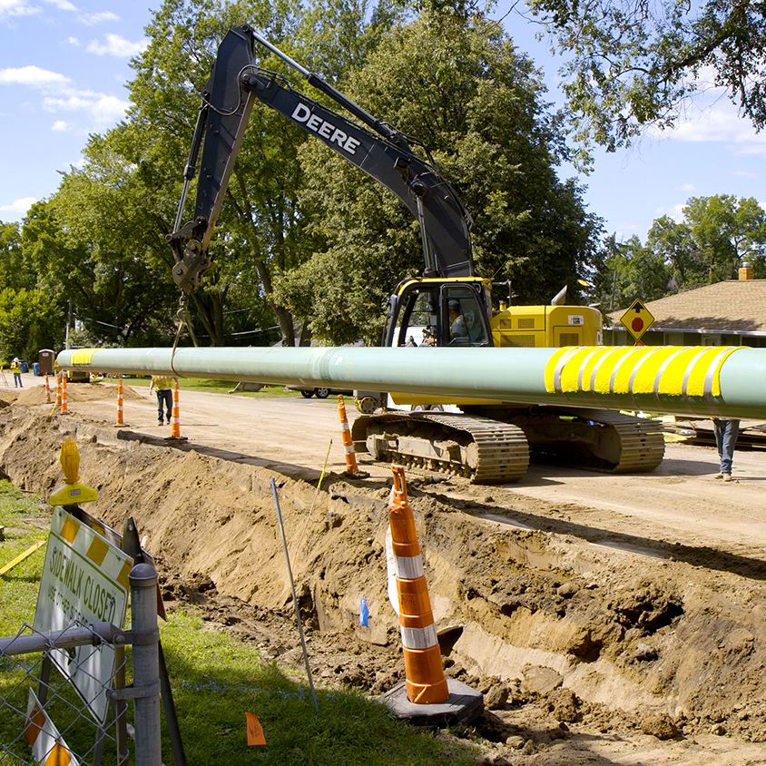 XCel Gas Pipe Install 2