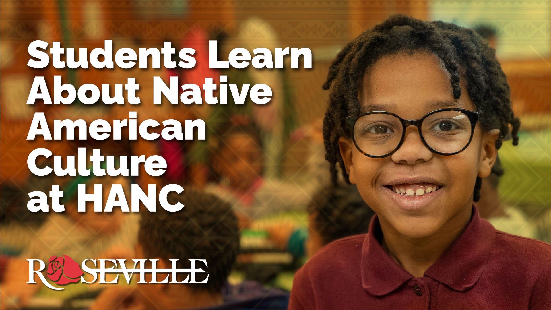Students learn about Native American culture at HANC.