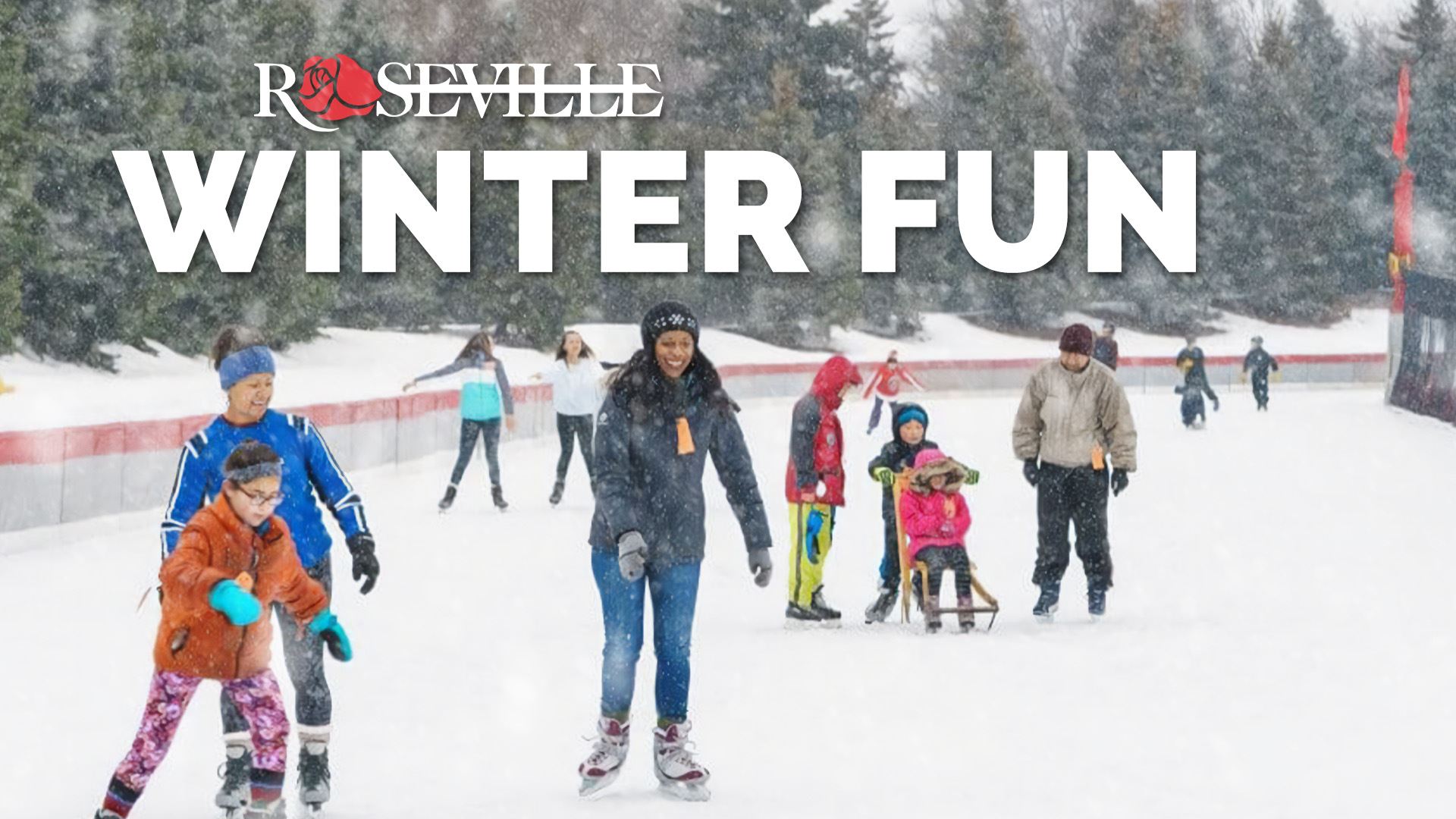 People ice skate at the Guidant John Rose MN OVAL.