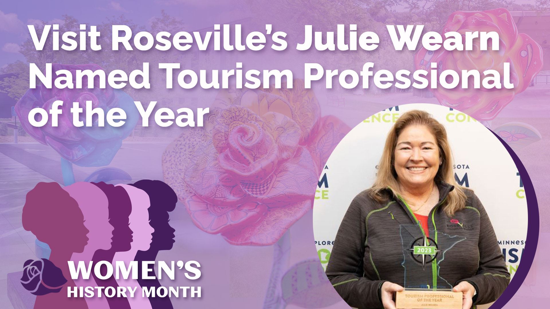 Visit Roseville’s Julie Wearn  Named Tourism Professional of the Year