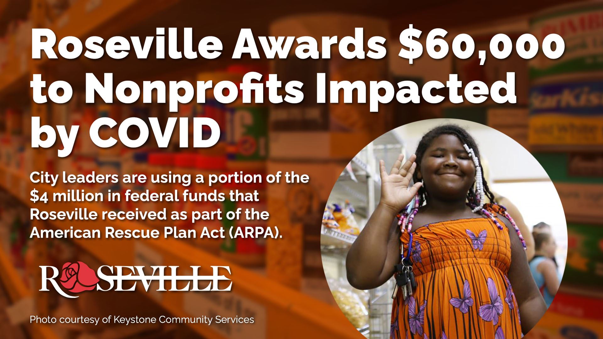 Roseville awards $60,000 to nonprofits impacted by COVID-19 pandemic 