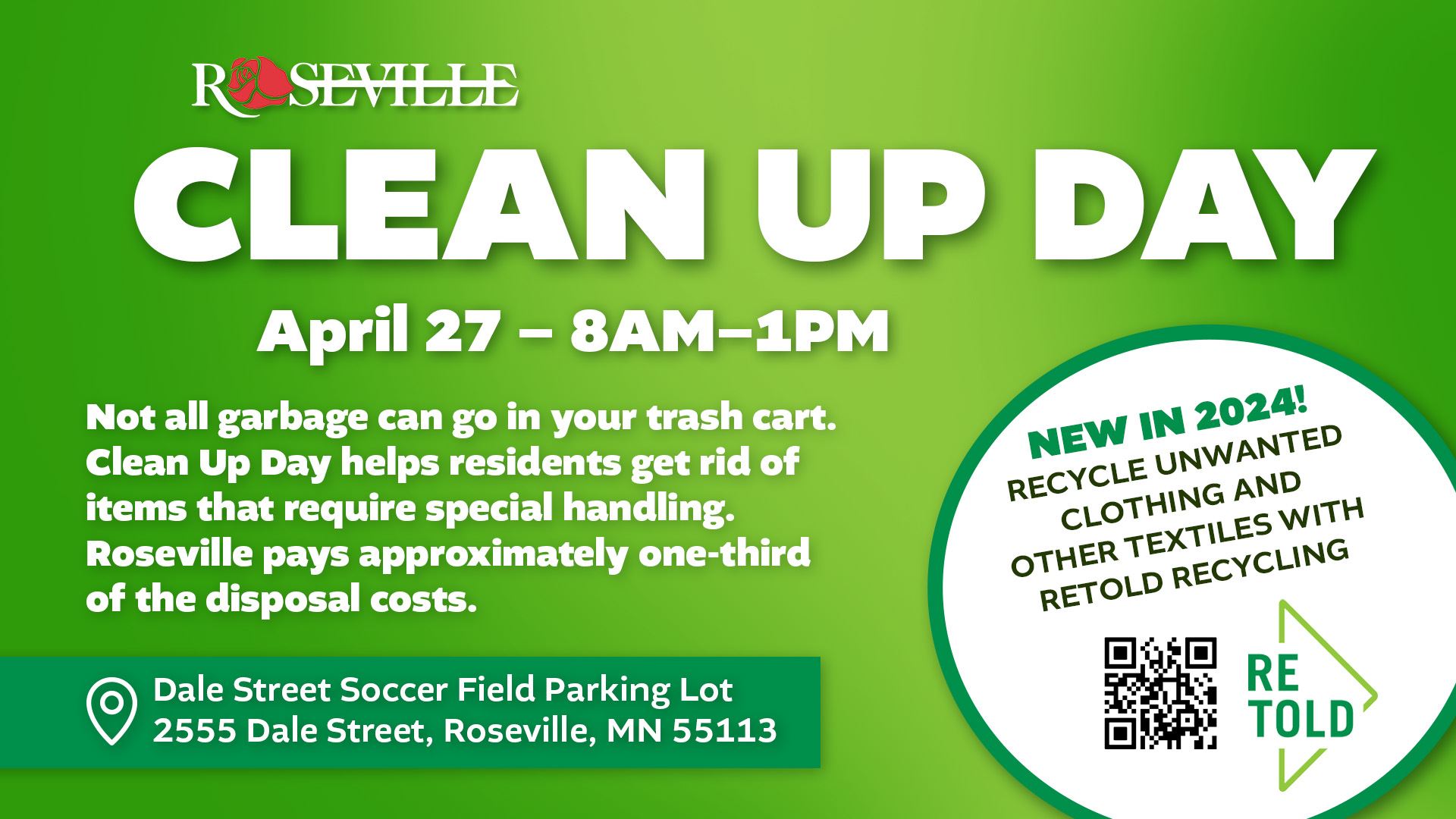 Clean Up Day Graphic