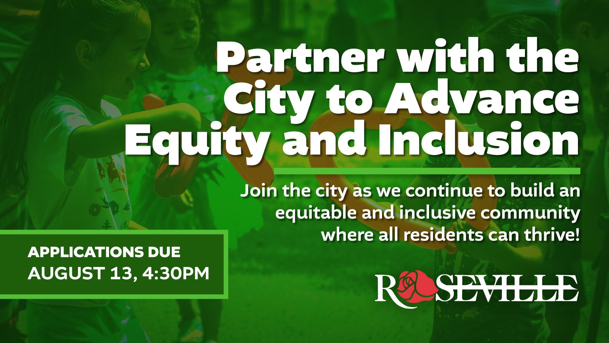 Partner with the City to Advance Equity and Inclusion