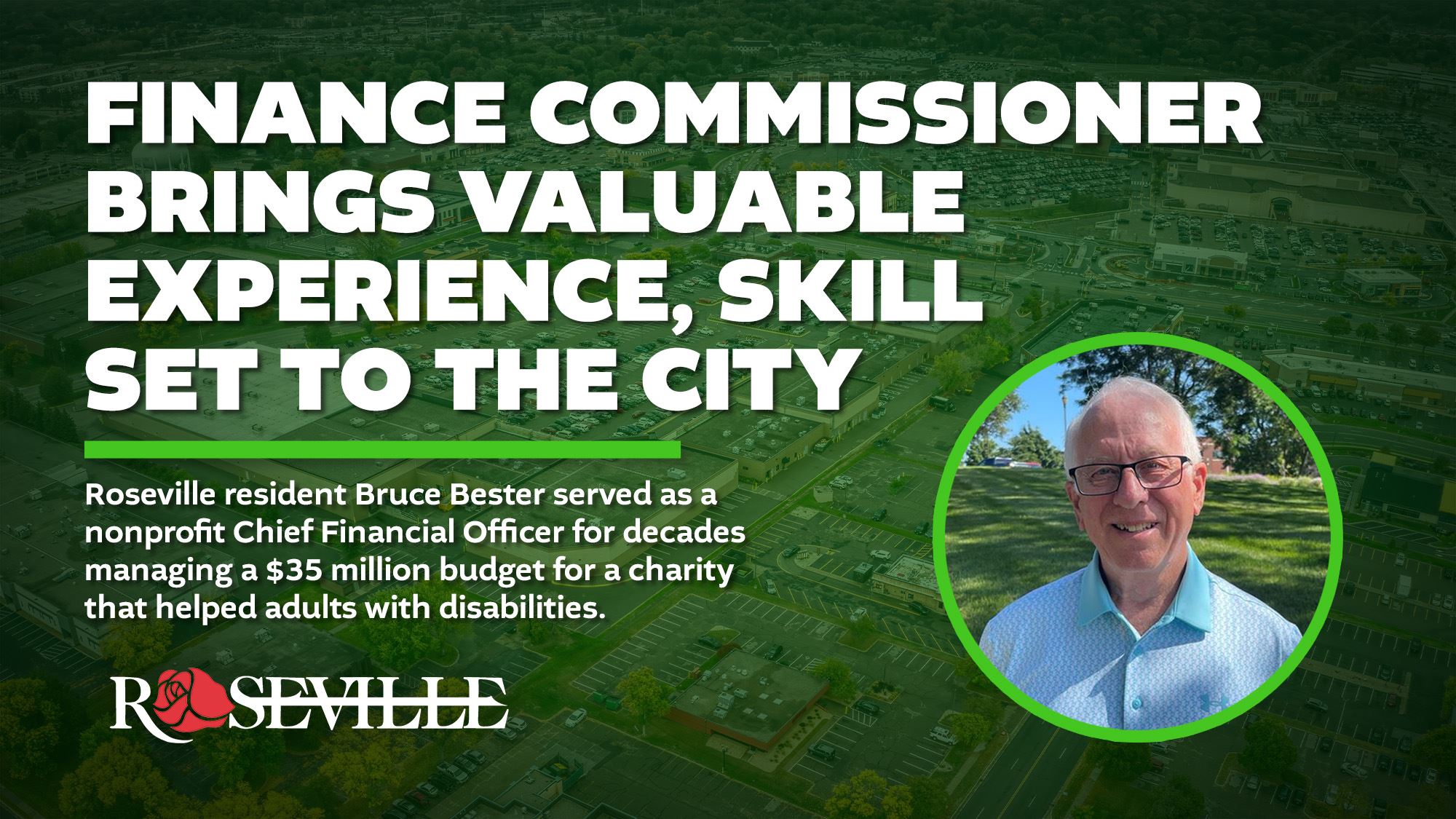 Finance Commissioner Brings Valuable Experience, Skill Set to the City