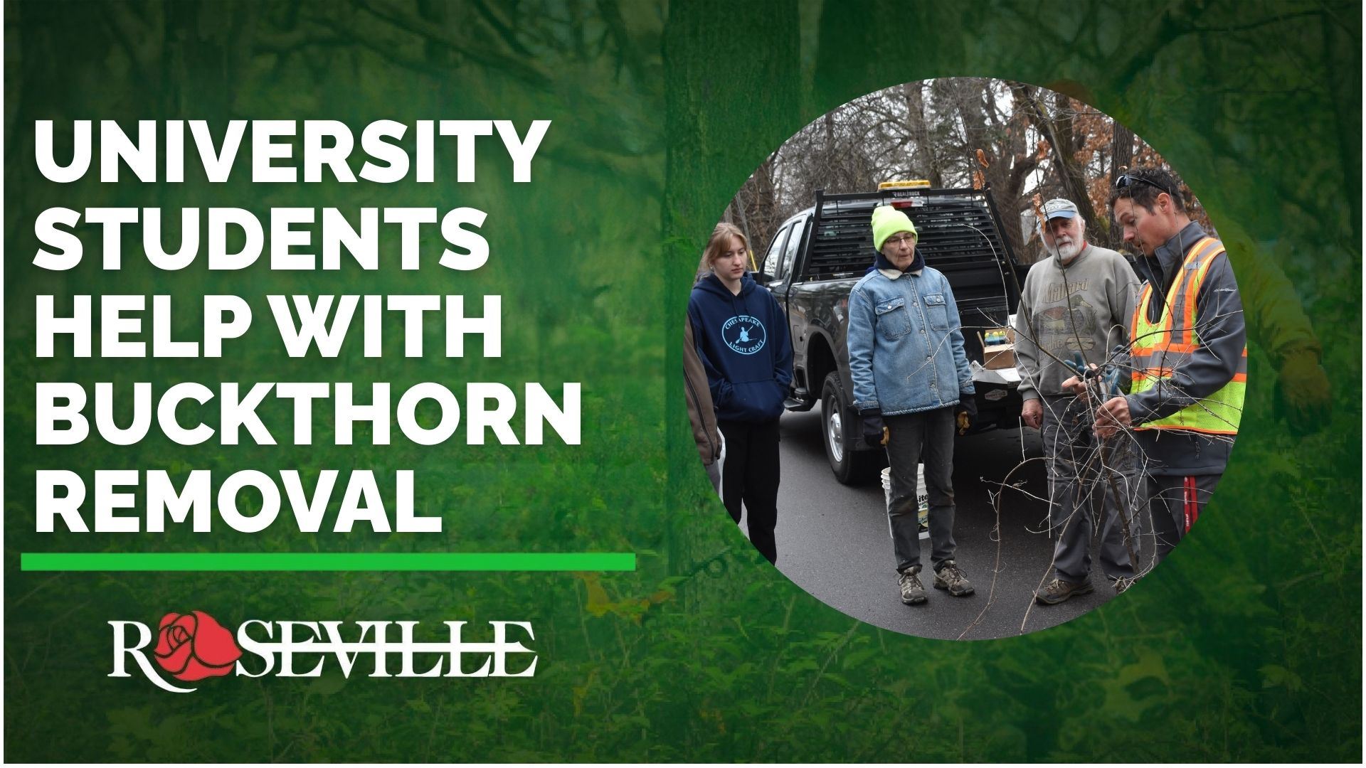 College Students help with habitat restoration at Langton Lake (4)