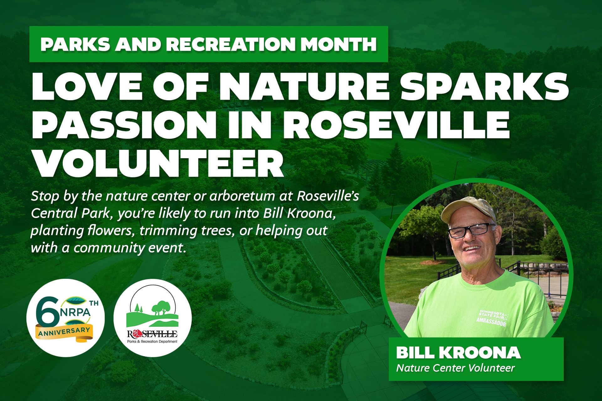 Love of nature sparks passion in Roseville volunteer
