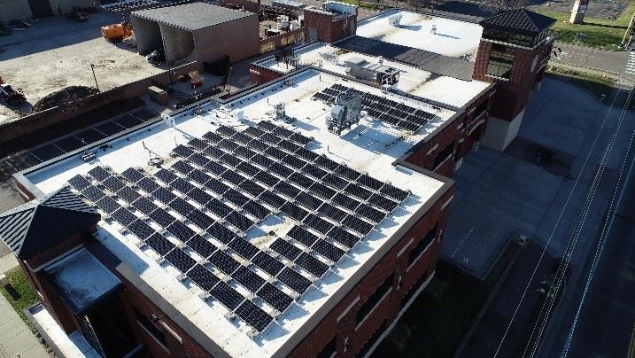 Solar Installation on City Hall Campus