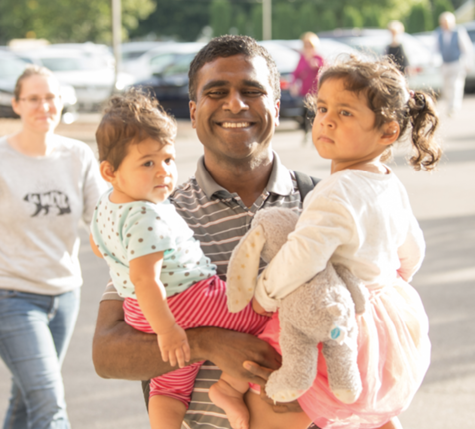 A photograph of community members from Calvary Church's website
