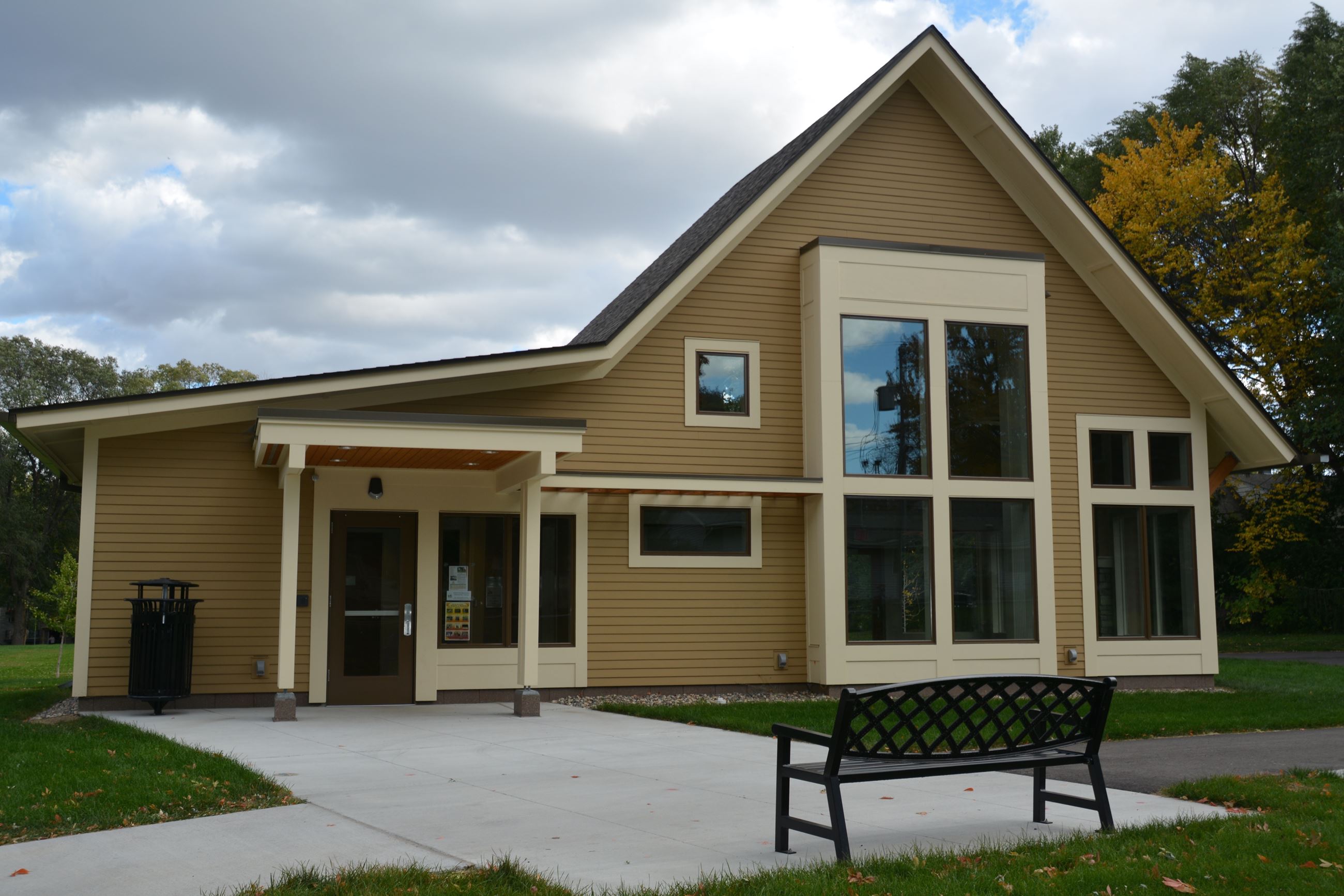 Sandcastle in early autumn