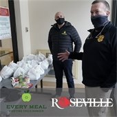 Free meals provided by Every Meal - Roseville fire station
