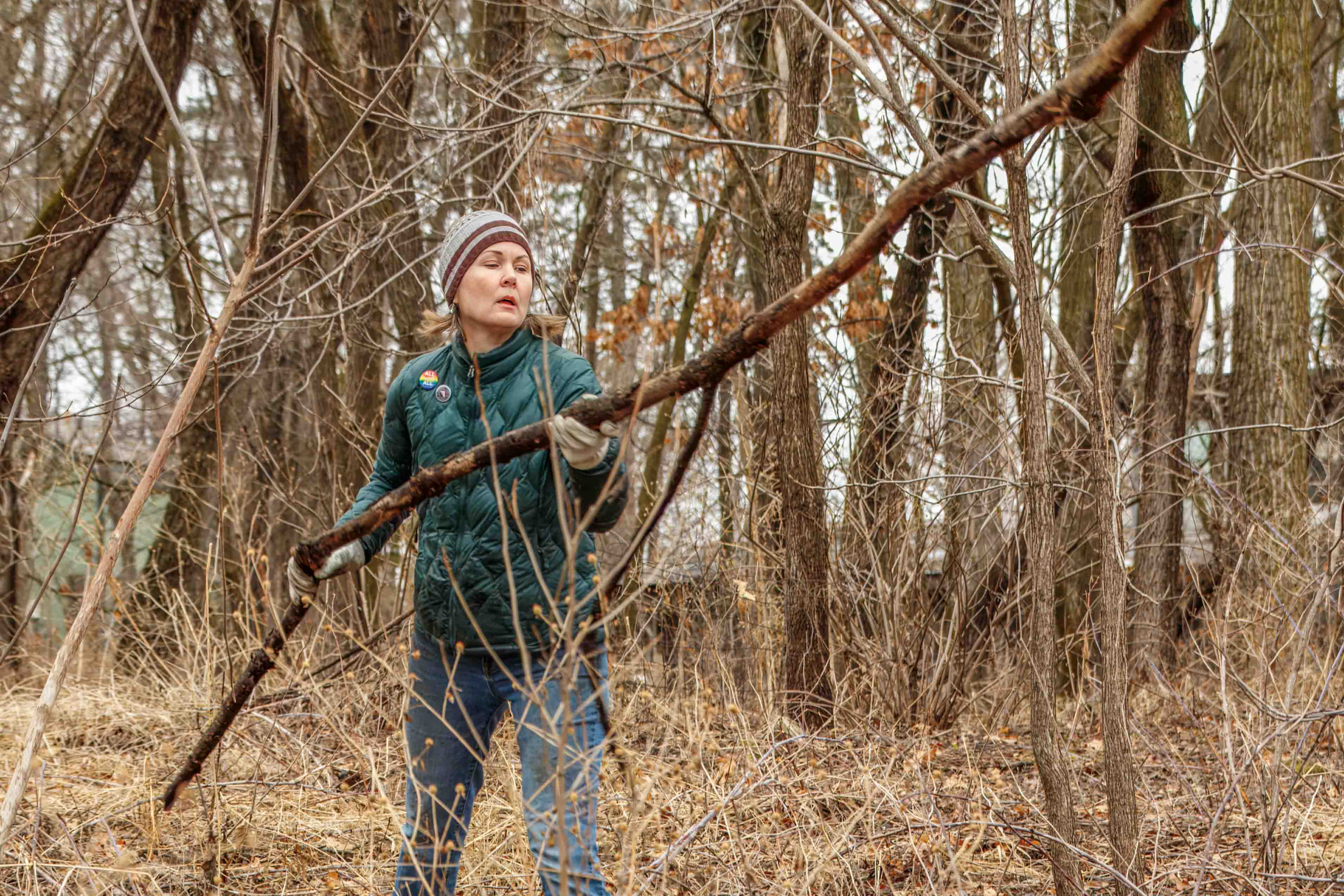 Willow Pond Park Clean-up in March 2025